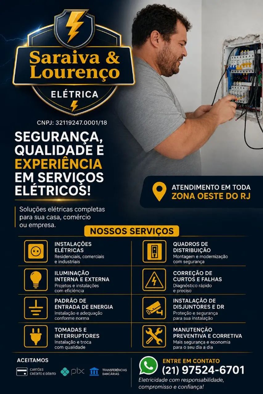 Eletricista Fabio Saraiva - Foto 3