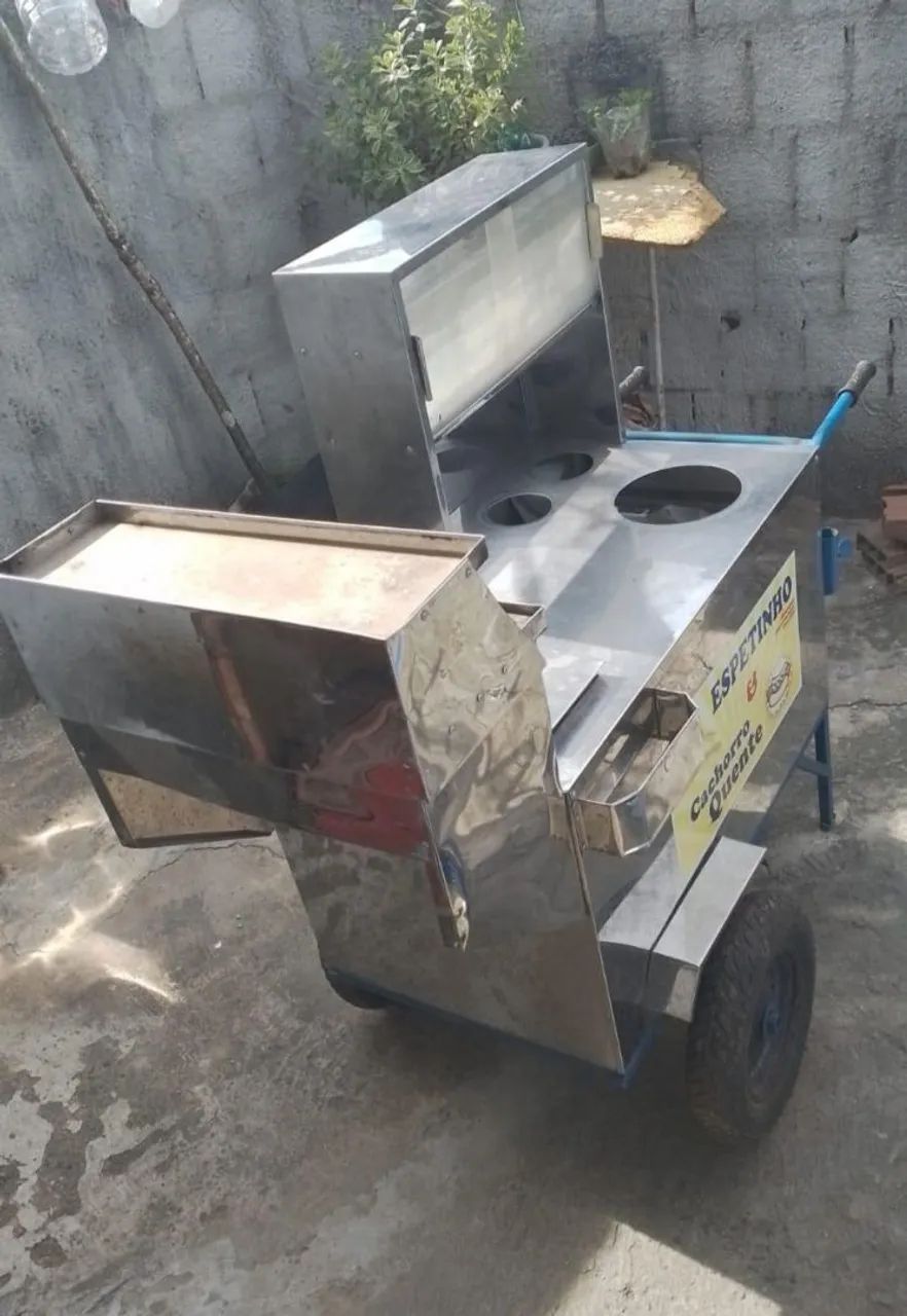 Carrinho de inox pra cachorro quente - Foto 2