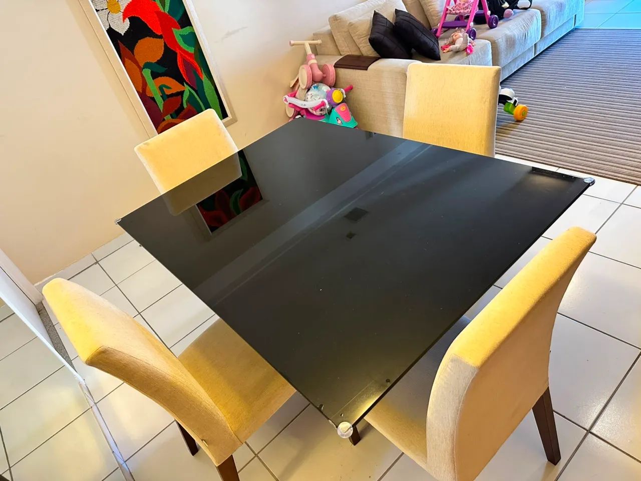 Conjunto de mesa e 4 cadeiras - Sala de Jantar - Foto 2