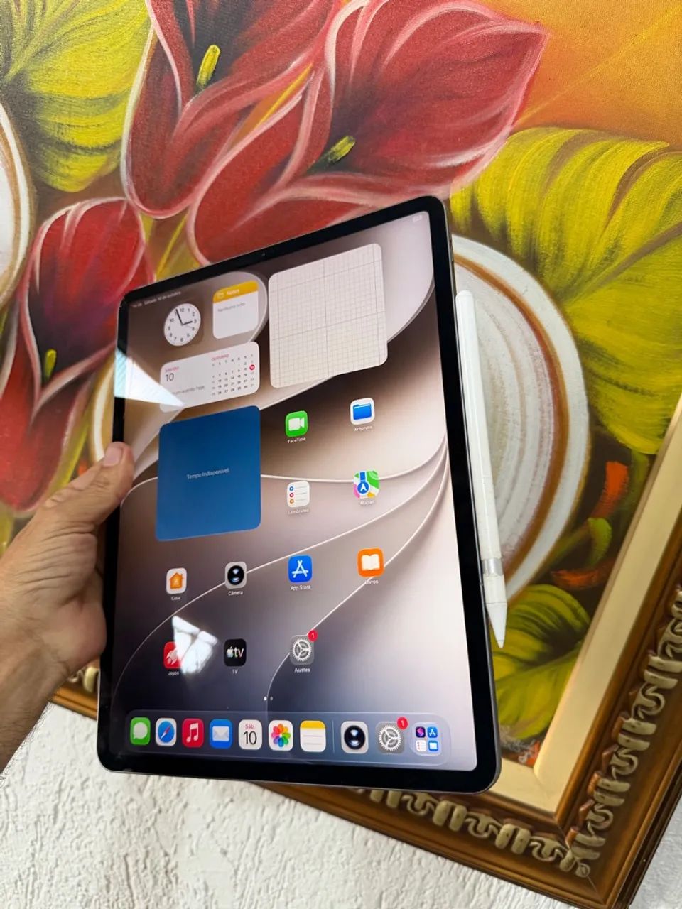 Ipad pro 12.9 4 geraçao 512 gigas completo - Foto 2