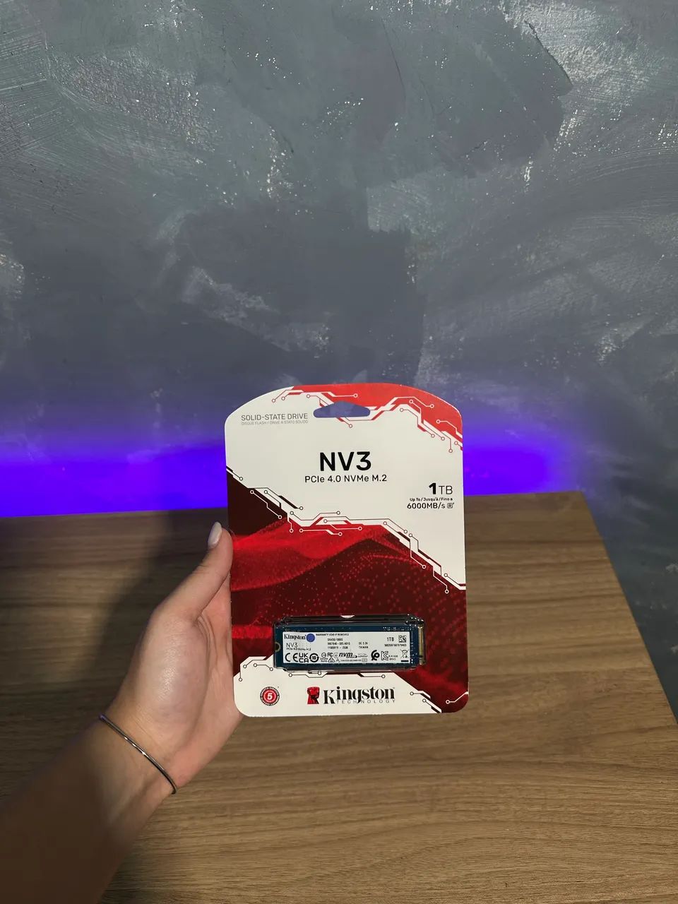 Ssd nvme Kingston nv3 1tb 