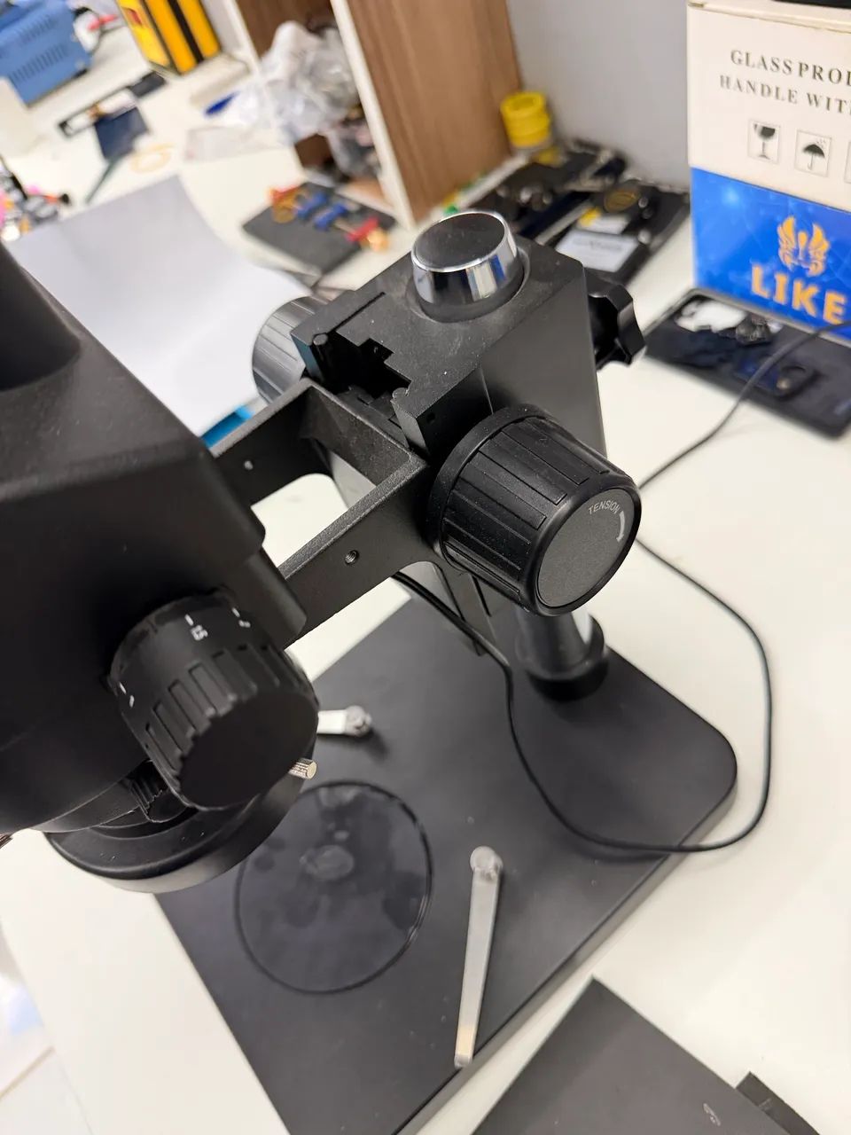 Microscópio tri ocular - Foto 2