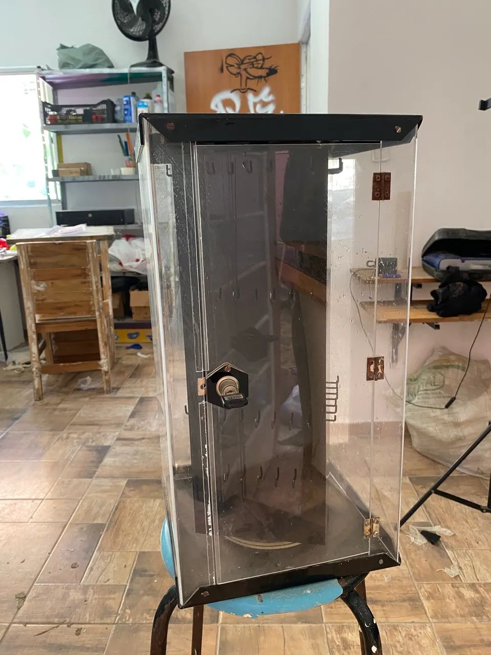 Expositor vitrine giratório para colares e correntinhas comércio - Foto 3