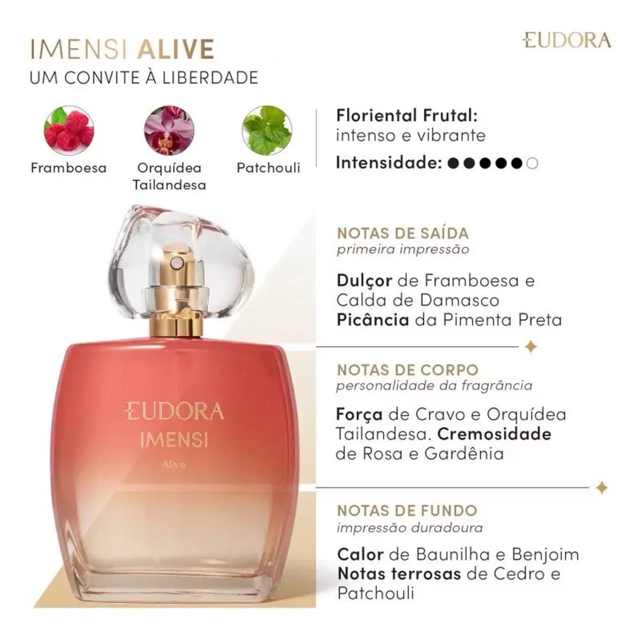 Perfume Imensi Alive Kit Eudora  - Foto 2