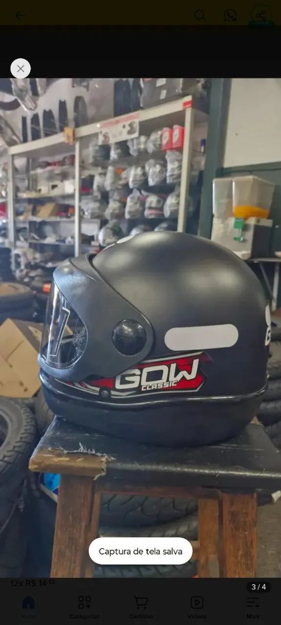 Capacete Gool tamanho 60