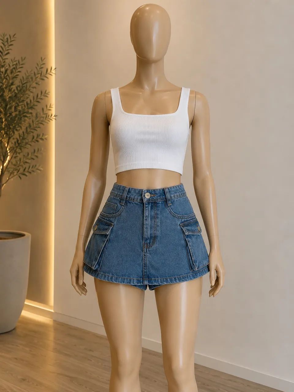 Shorts novos - Foto 3