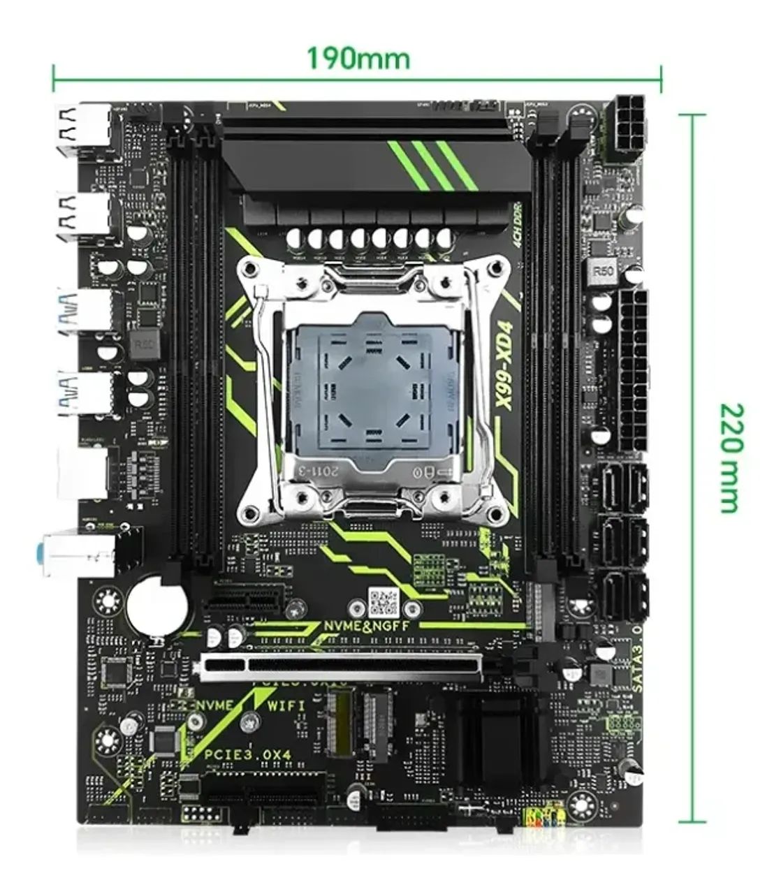 Kit Placa-Mãe X99 C612 + Processador Intel Xeon E5 2680 v4 - Foto 3