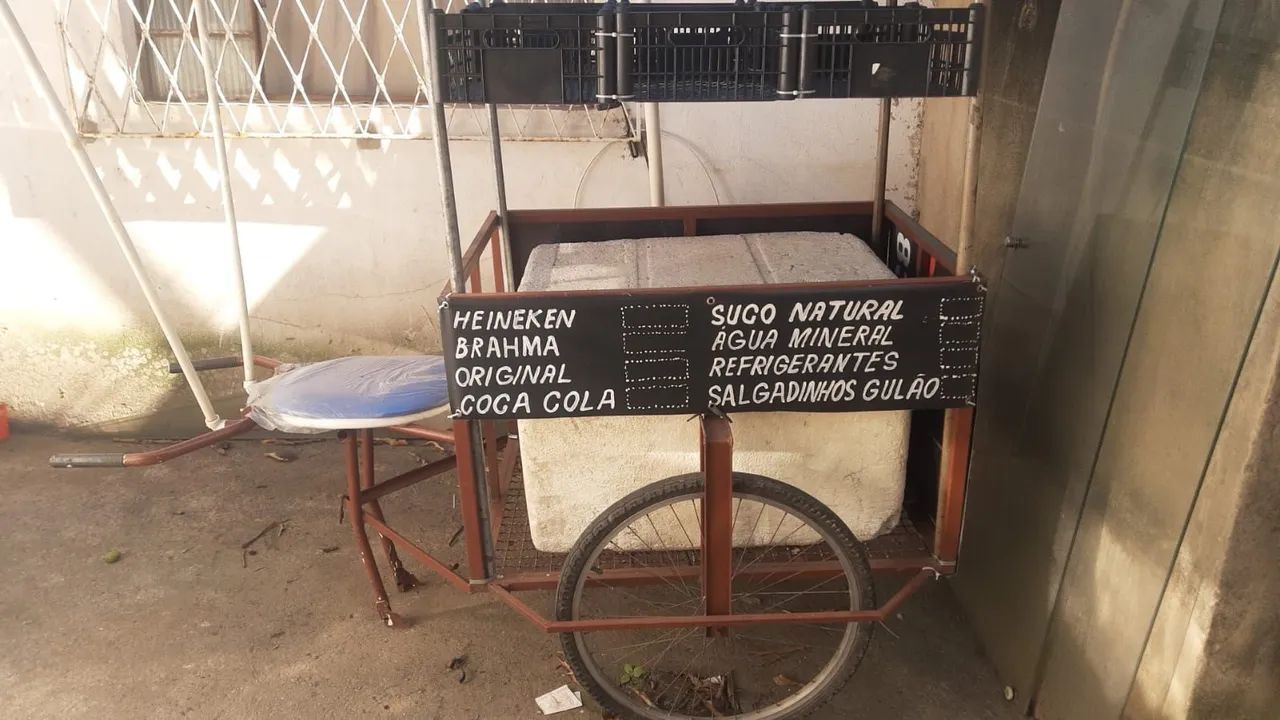 Carrinho para vendedor ambulante 