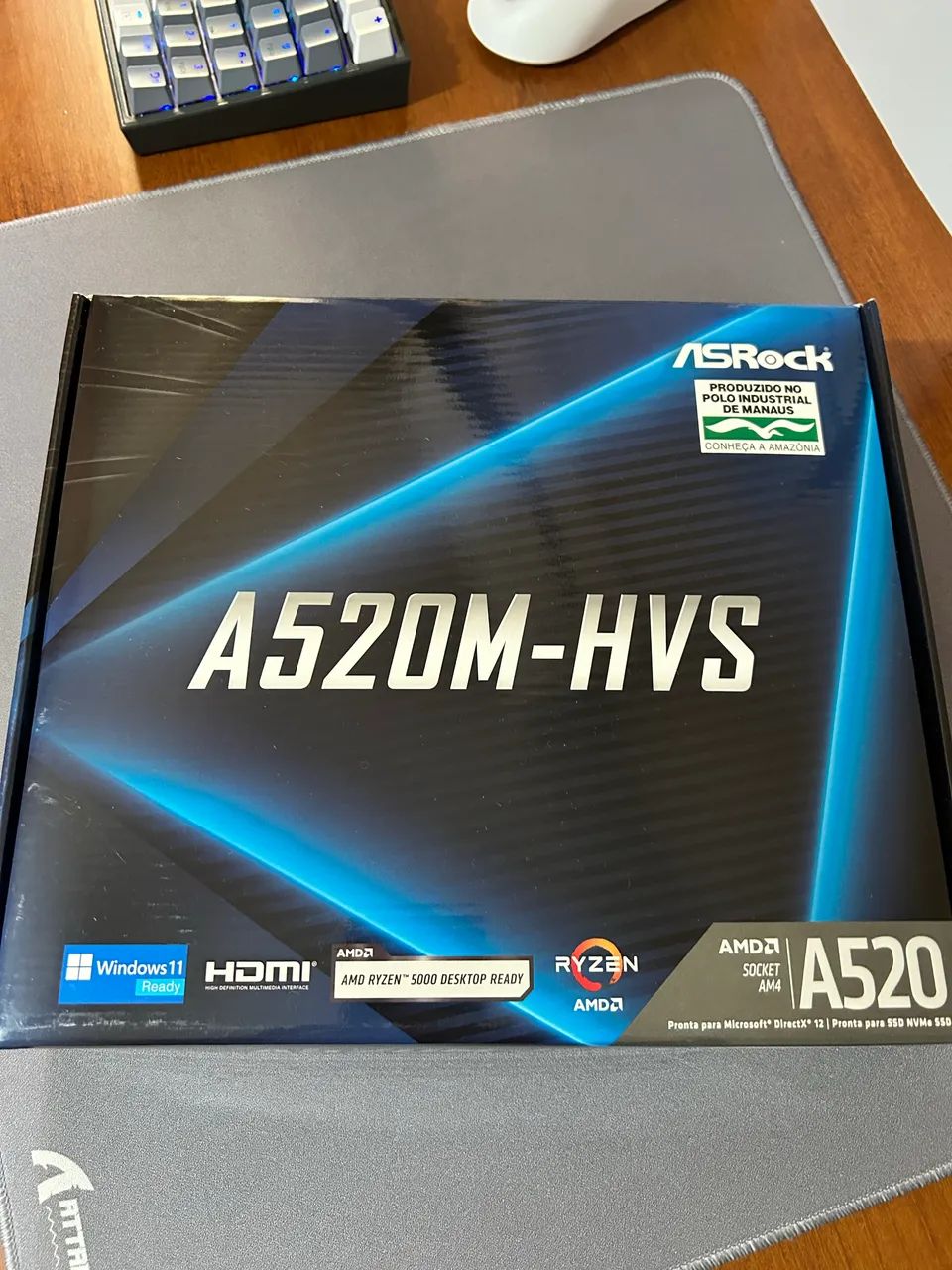 Placa Mãe AsRock A520M-HVS [NOVA]