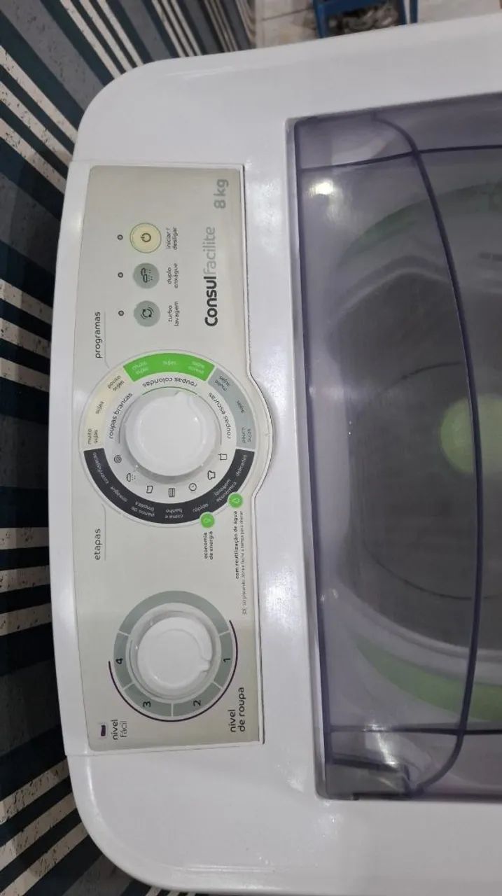 Vendo máquina de lavar roupa consul facilite 8kg moderna funcionando perfeitamente! - Foto 3