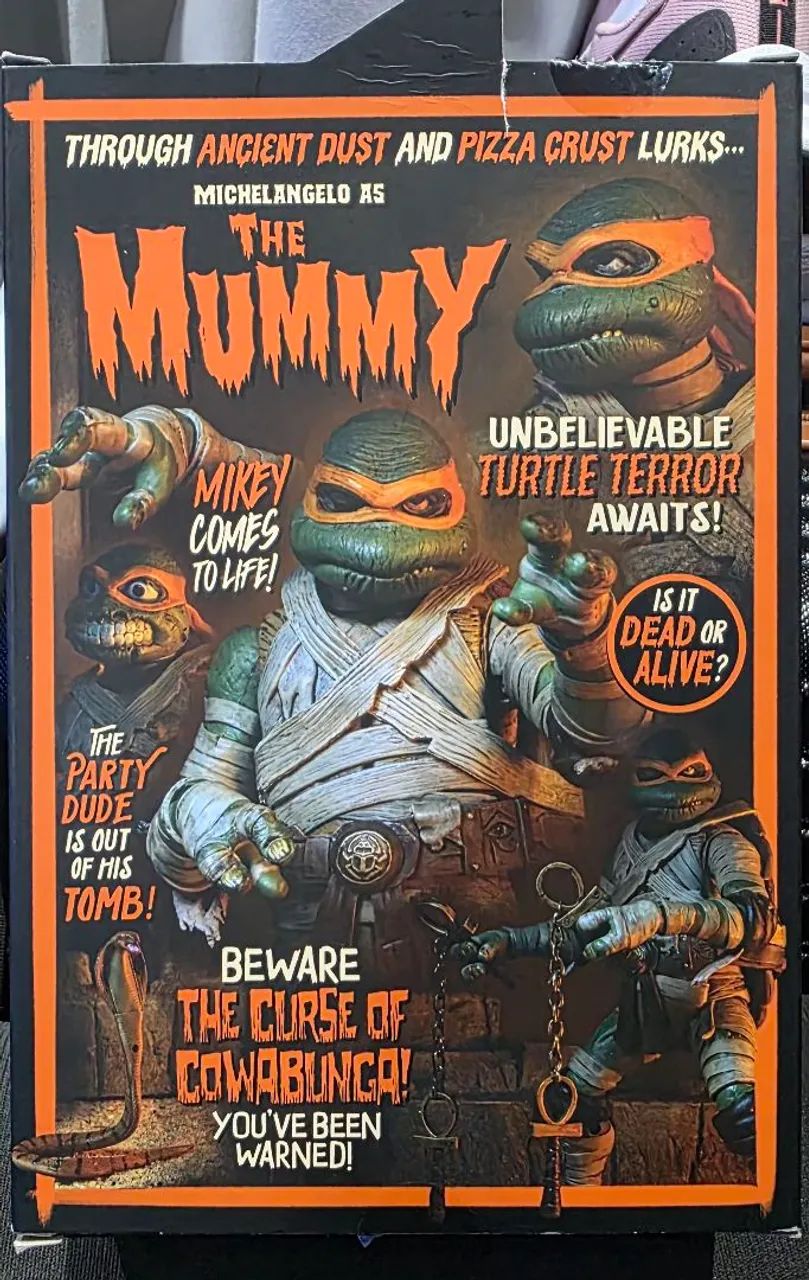 Action Michelangelo The Mummy Neca em perfeito estado.  - Foto 2