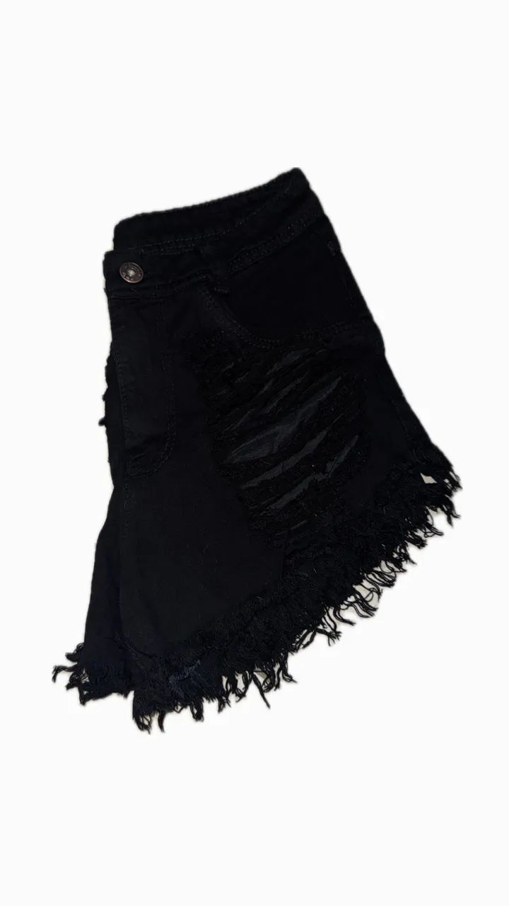 Shots jeans preto premium 