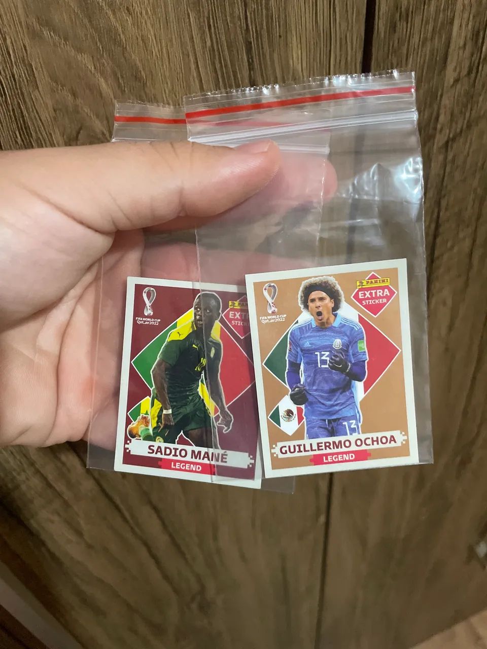 Kit 7 Figurinha Legend Copa Do Mundo 2022 Original  - Foto 3