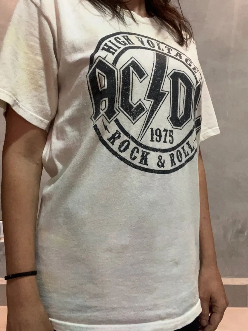 camiseta tie dye ac/dc licenciada