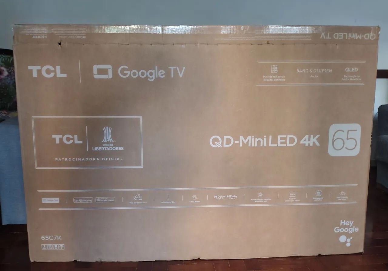 Caixas de Papelão para TV 65 Polegadas