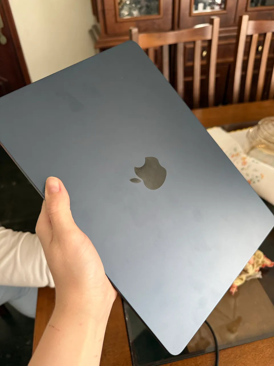 MacBook Air M4 256gb Midnight Muito Novo Apenas um detalhe na