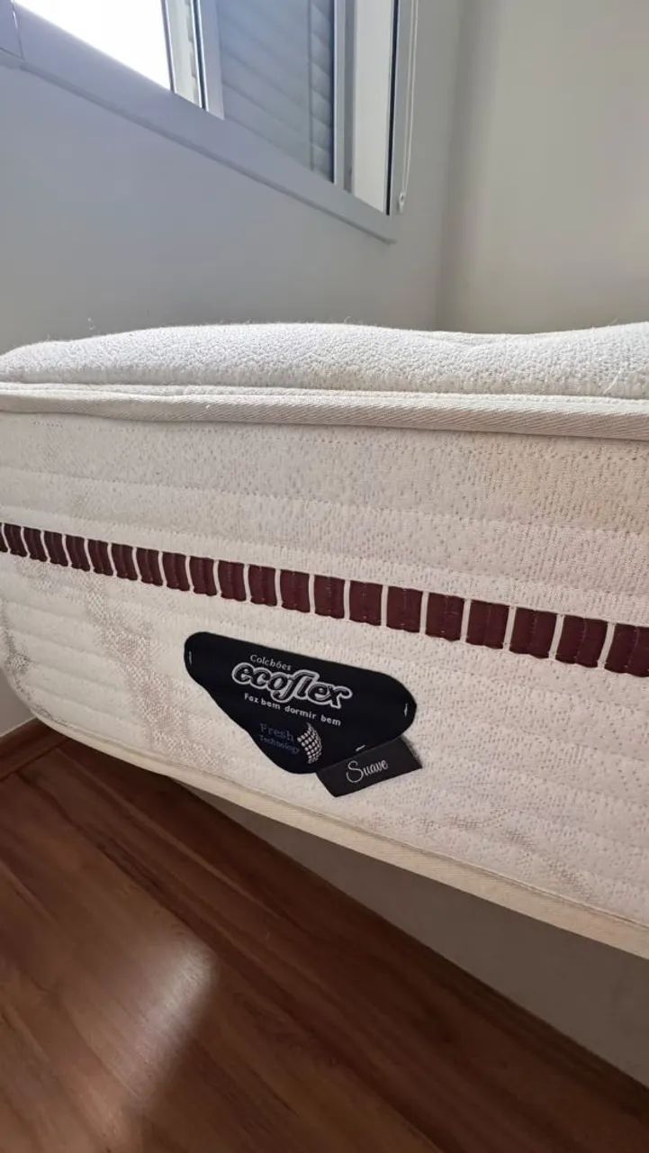 Cama box casal colchão ecoflex - Foto 2