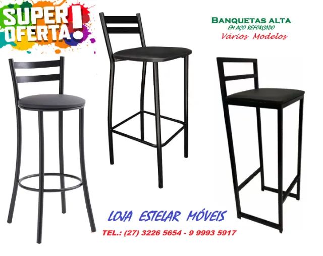 Banquetas em aço reforçado - Foto 2