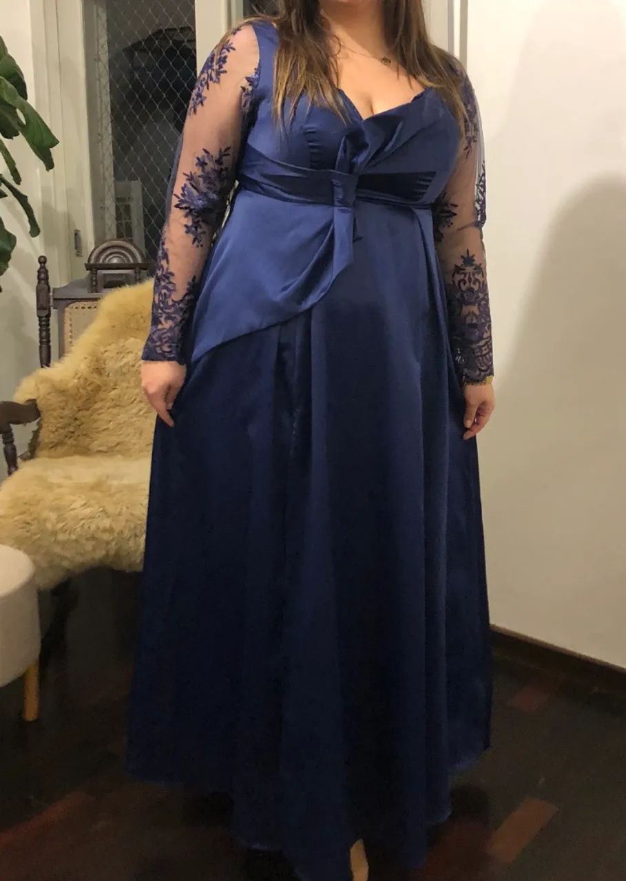 Vestido de festa de plus size