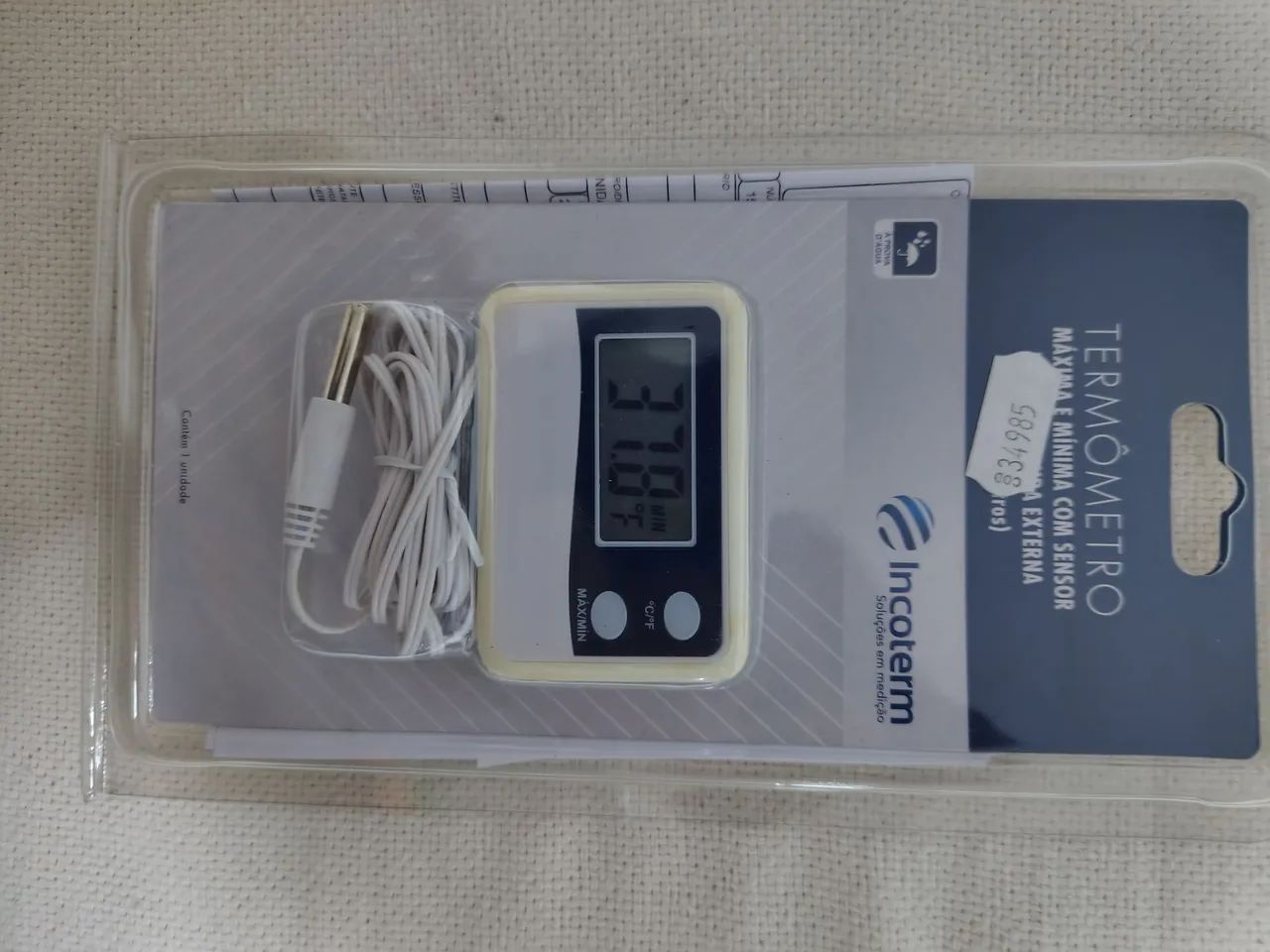 Termômetro Digital Máxima E Mínima Incoterm com Cabo Sensor Externo - Foto 4