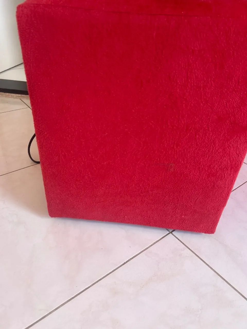 Puff Vermelho  - Foto 3