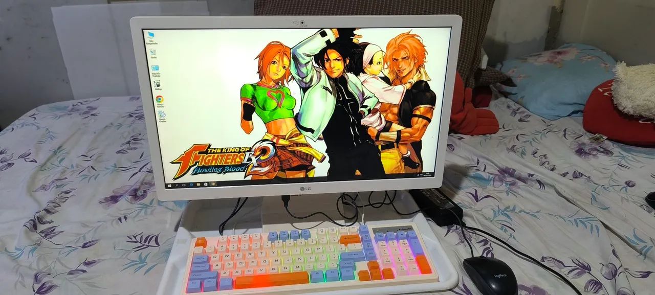 COMPUTADOR LG ALL IN ONE 22 POLEGADAS QUAD CORE 4GB DDR4 SSD 120GB