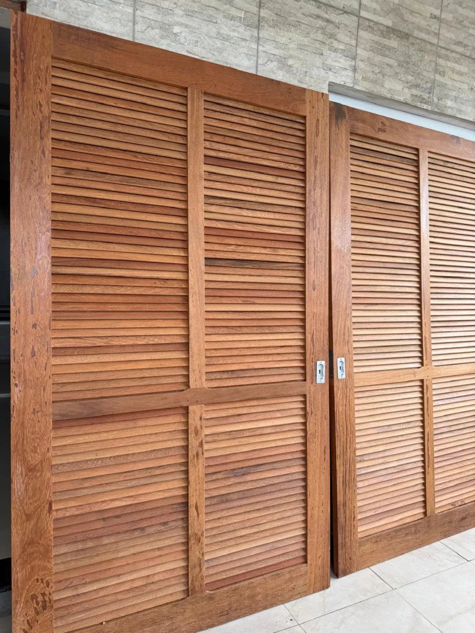 2 portas de madeira novas  - Foto 5
