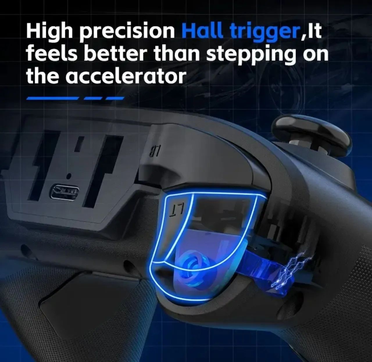 Joystick Fonkiidokii G6 com hall effect PC/Switch/android - Foto 3