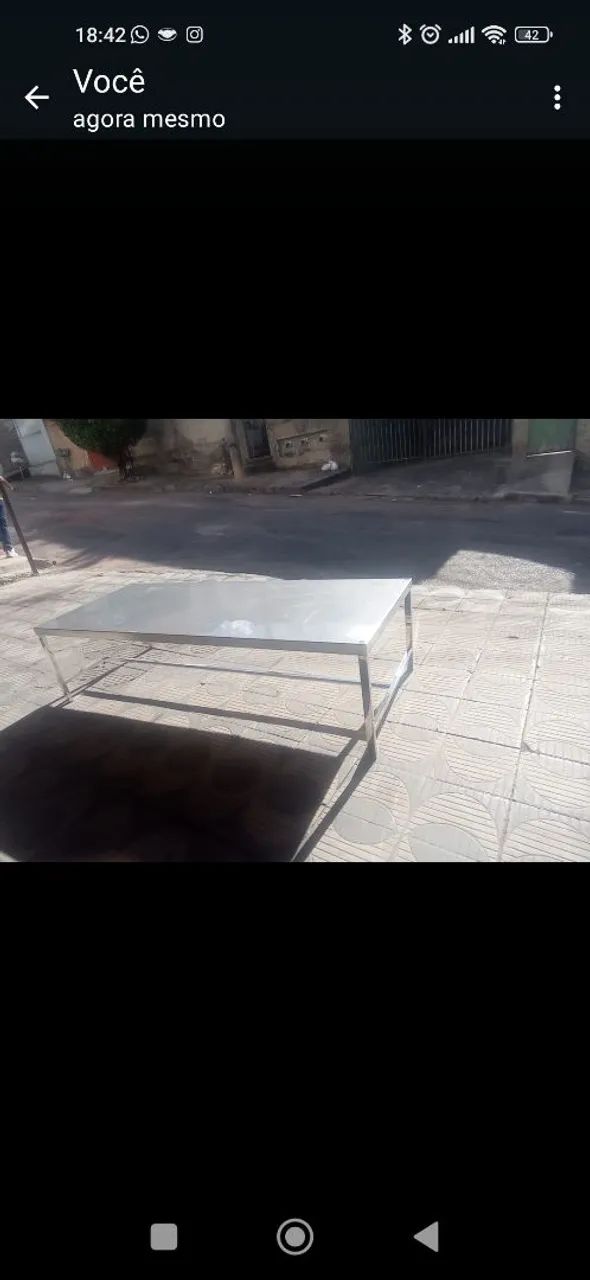 Mesa de aço inox 
