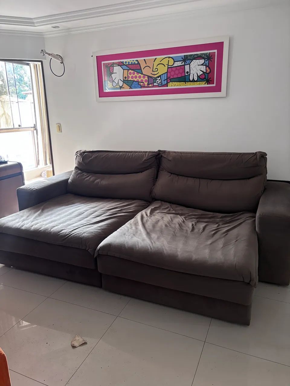 Sofá Retrátil e Reclinável 5 Lugares da Casa Barroco - Foto 3