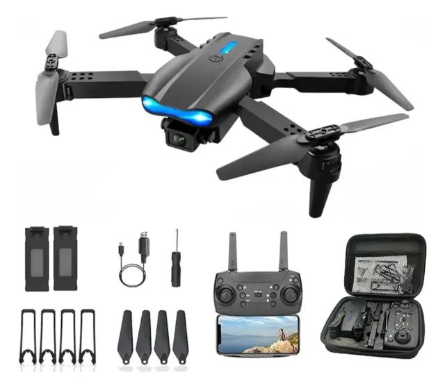 Drone DLI E99 Mini com Câmera Dupla HD e Controle Remoto Drone DLI E99 Mini com Câmera Dup