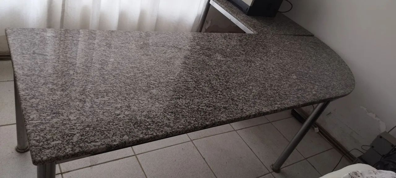 MESA ESCRITÓRIO EM GRANITO  - Foto 3