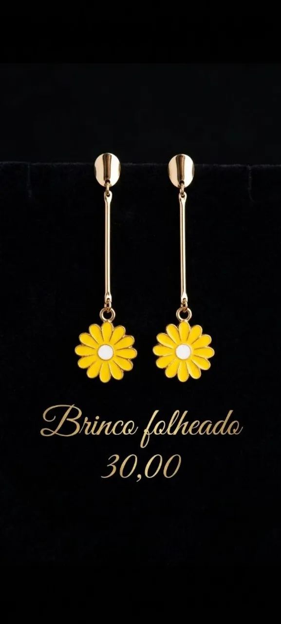 Brincos florais  - Foto 2