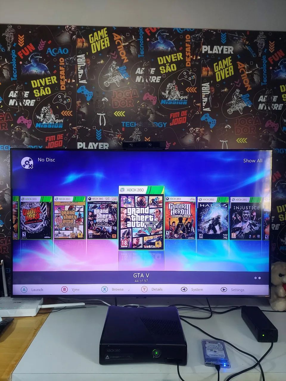 XBOX 360(COM + DE 90 JOGOS) - Foto 2