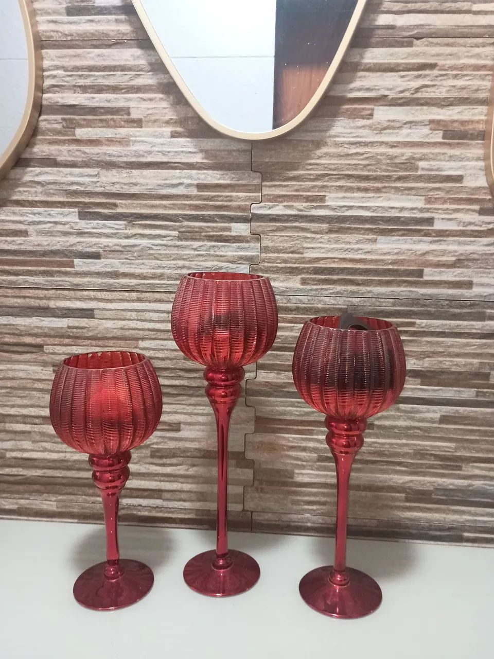 Lindo conjunto de castiçal  - Foto 2