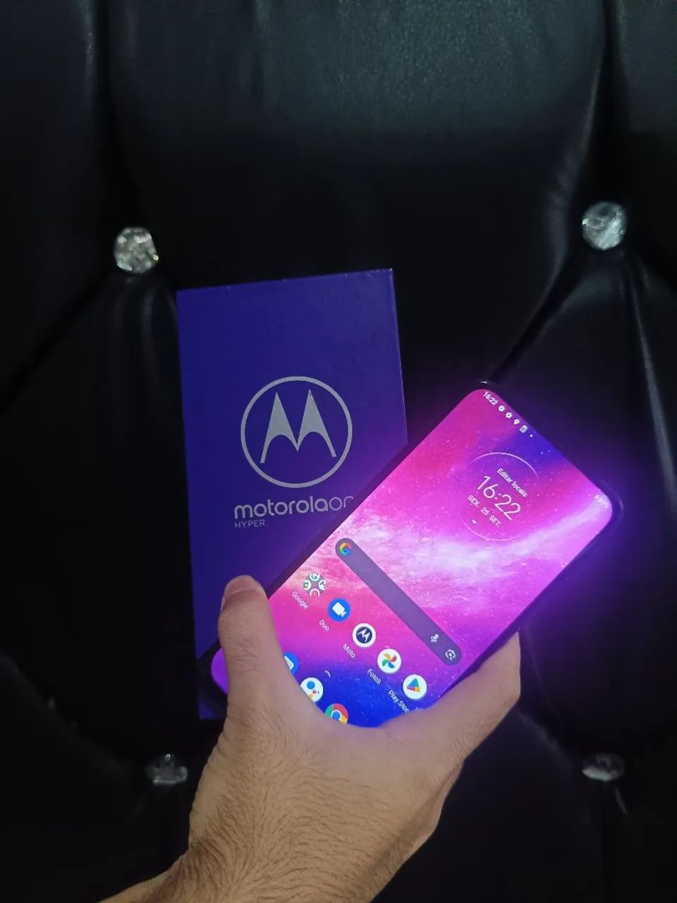 MOTO ONE HYPER 128GB - FUNCIONANDO 100% - Foto 4