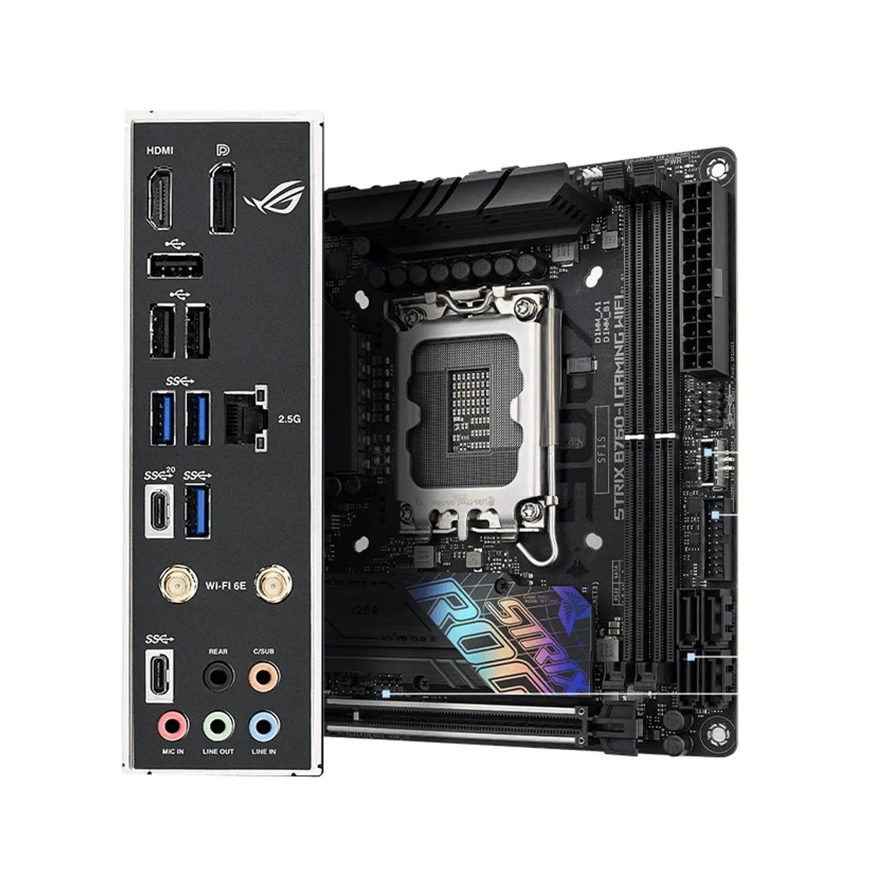 Placa mãe Asus Rog B760-i LGA 1700 - Foto 5