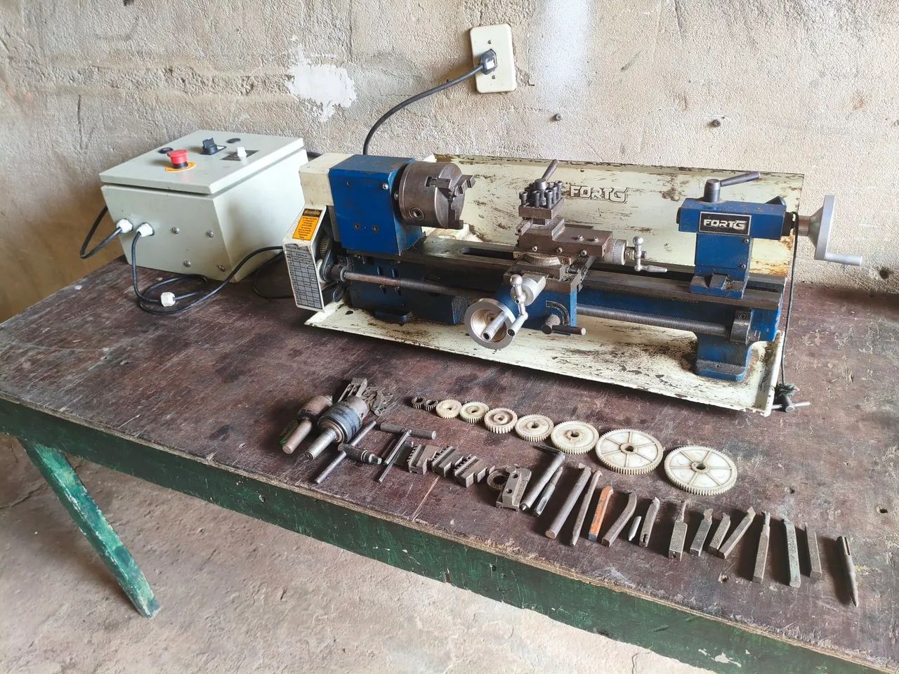 Torno mecânico mine