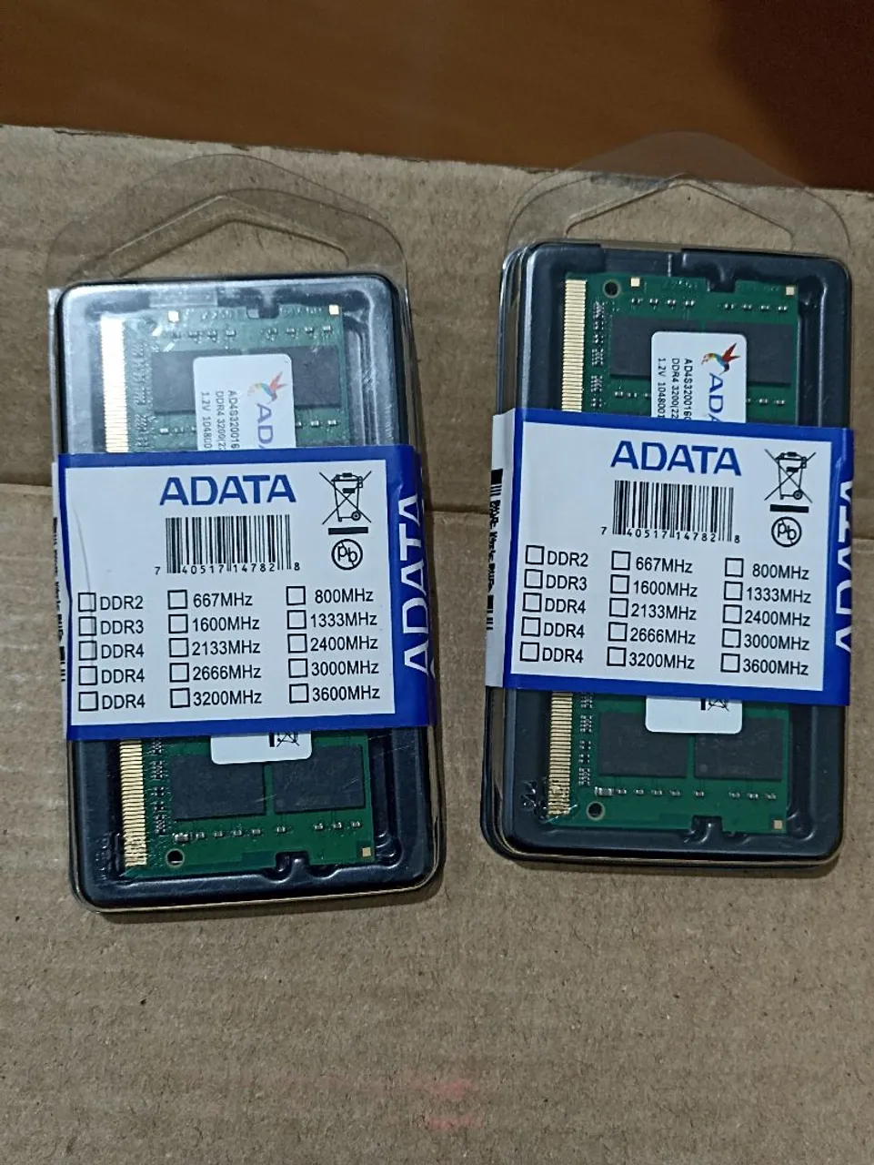 Memória DDR4 16GB 2x 8GB XPG 3200Mhz Lacrada - Memória RAM