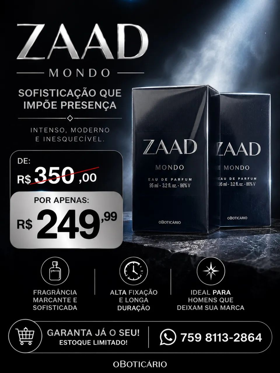 Perfume oboticario 