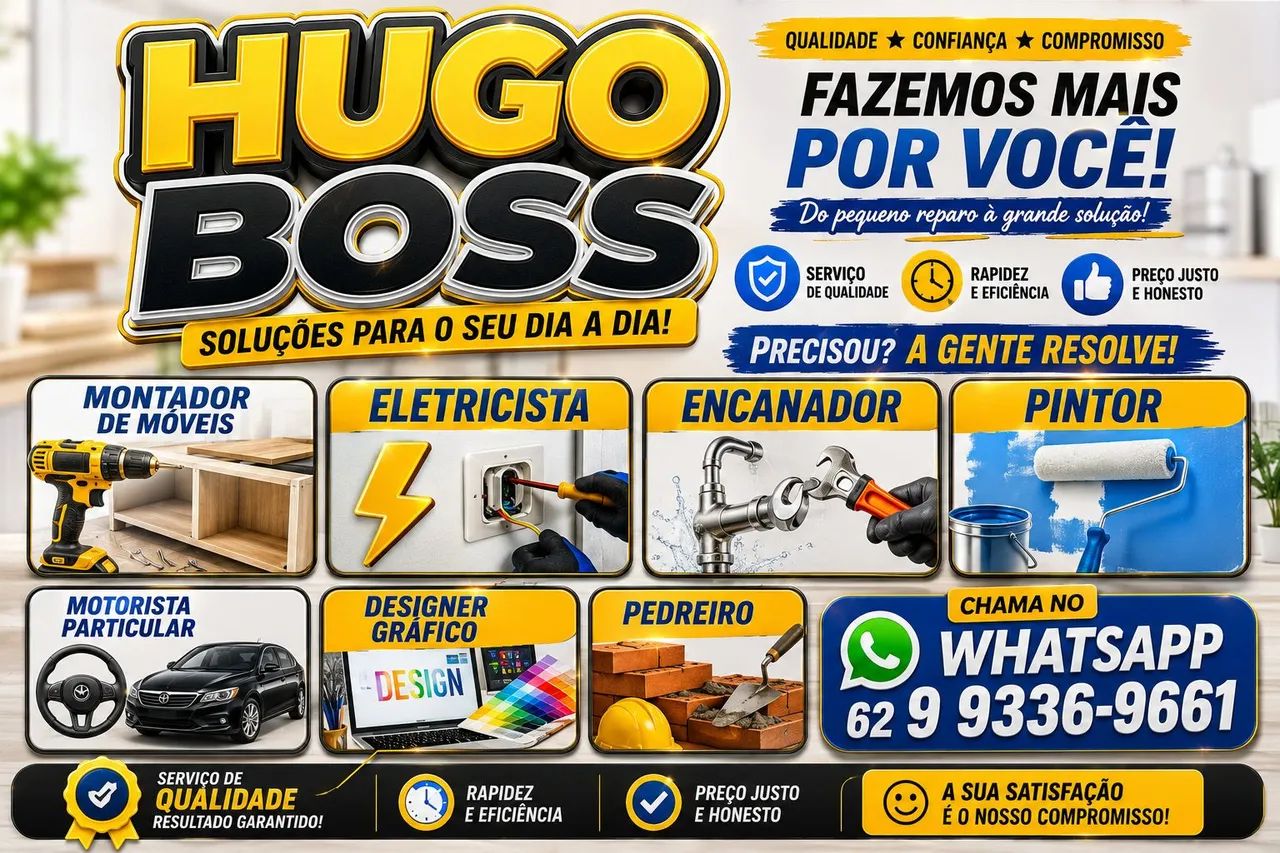 Montador de móveis, pintor em geral 