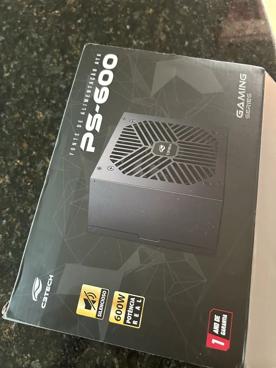 Fonte ATX 600W C3Tech PS-600 - Sem uso - Foto 2