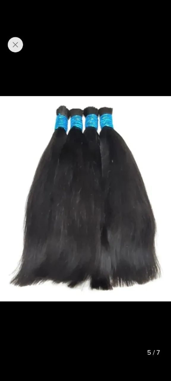 Cabelo Indiano Liso, 100 gr, 70 cm - Qualidade Premium - Foto 2