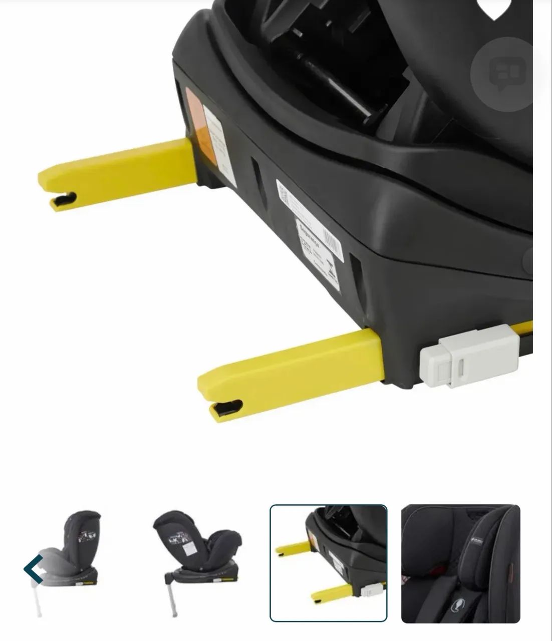 Cadeirinha Para Carro Only One 0 a 36kg e Até 12 Anos - ABC Design - Foto 2
