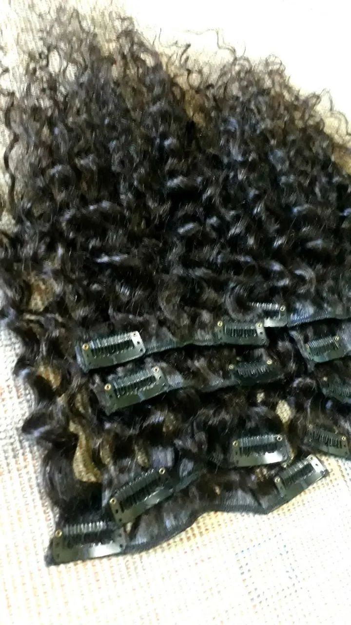 Tic tac cabelo humano cacheado - Foto 3