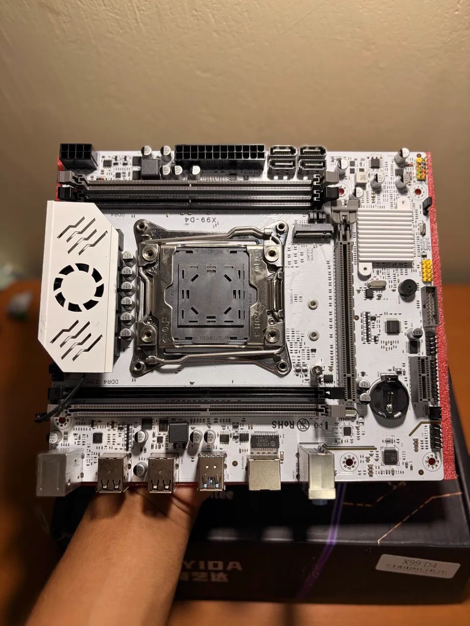 Placa-mãe QIYIDA X99 D4 ? Nova, Nunca Usada - Foto 3