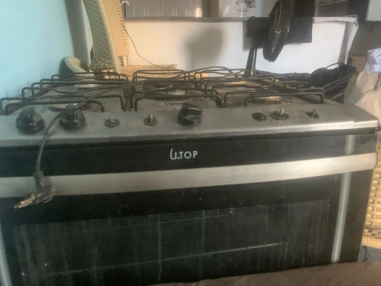Fogão tem que buscar 
