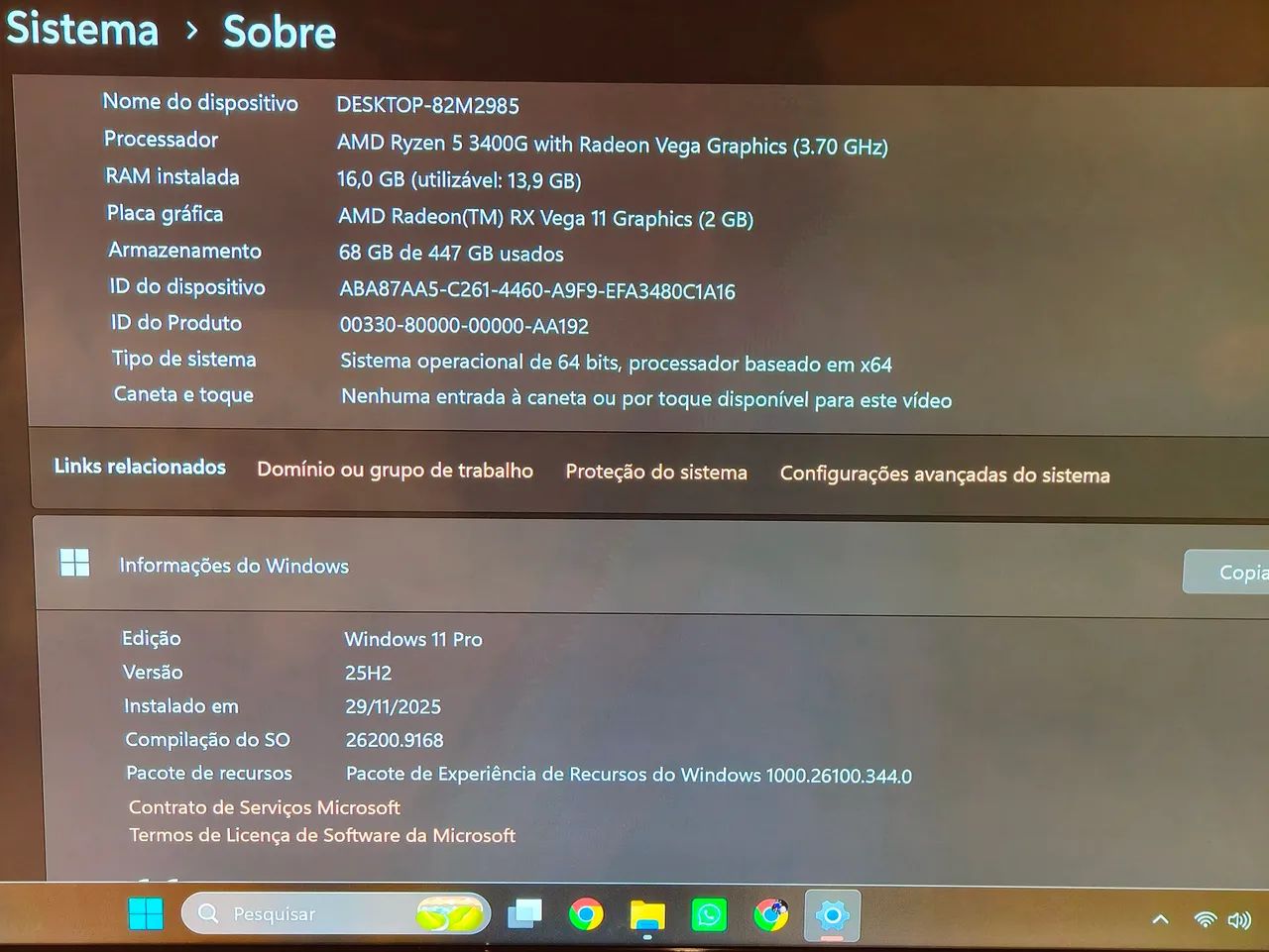 PC Desktop Ryzen 5 + 16GB RAM + SSD 480GB - Foto 2