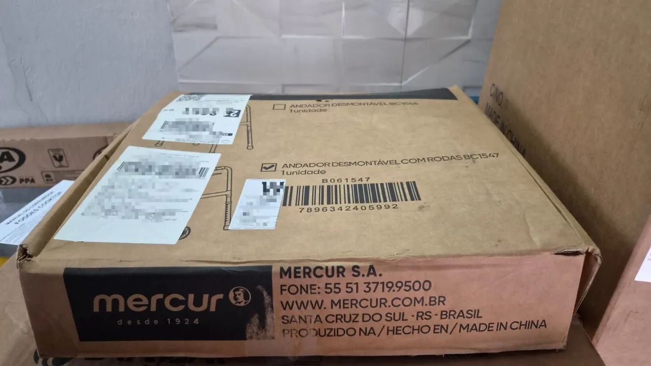 Andador ortopédico Mercur com rodas BC1547 - Foto 3