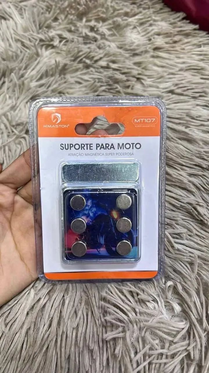 Suporta de celular para moto de imã